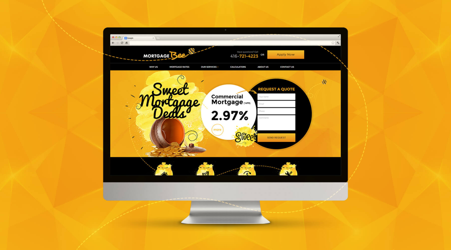 Mortgage bee banner