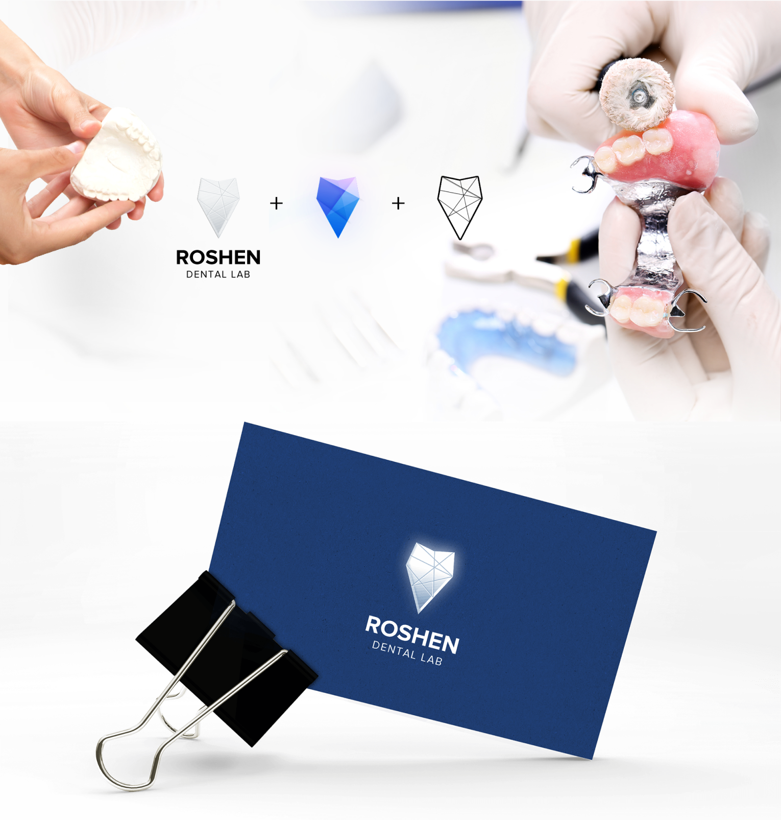 Roshen banner identity design