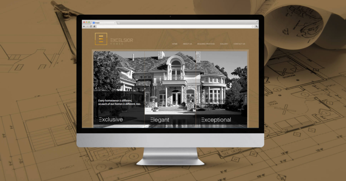 site for Excelsior Homes Convergine Corp.