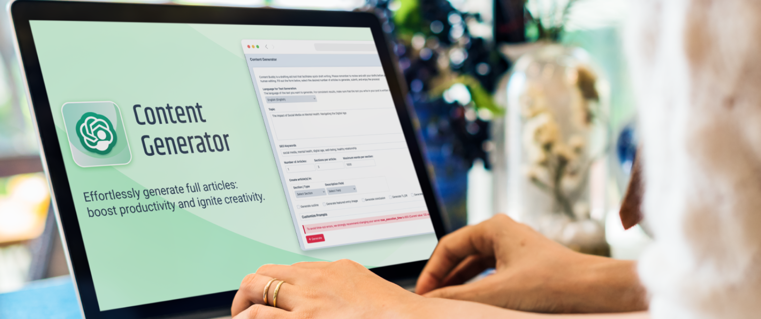 Introducing Content Buddy for Craft CMS 4