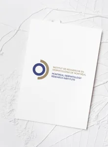 New brand identity design for Montreal Dermatology Research Institute