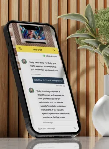 Application development for WallTerra AI Chatbot