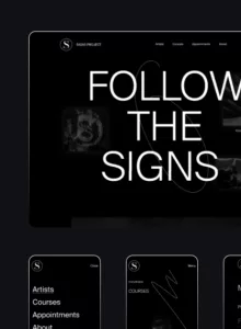 Website Design for Signs Project