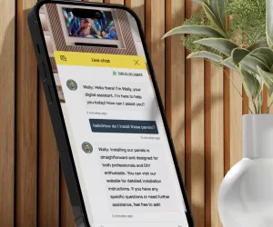 Application development for WallTerra AI Chatbot