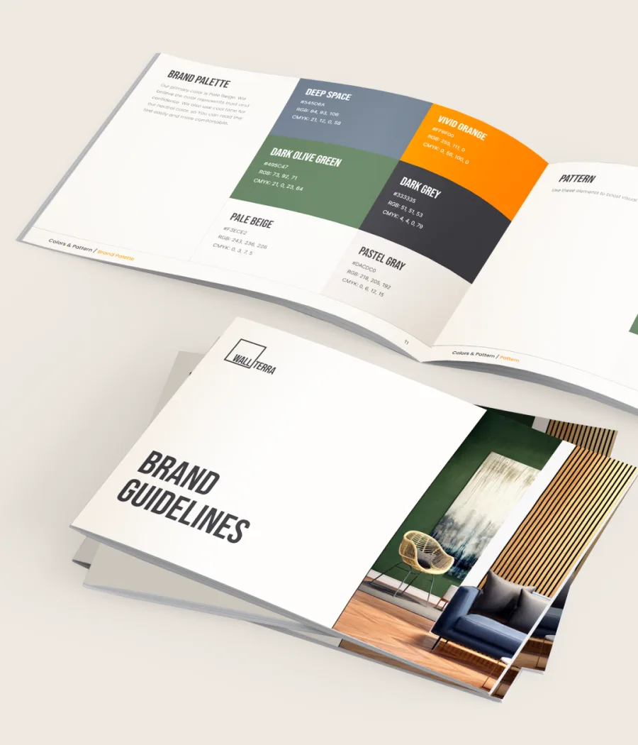 Brand Identity Design for WallTerra
