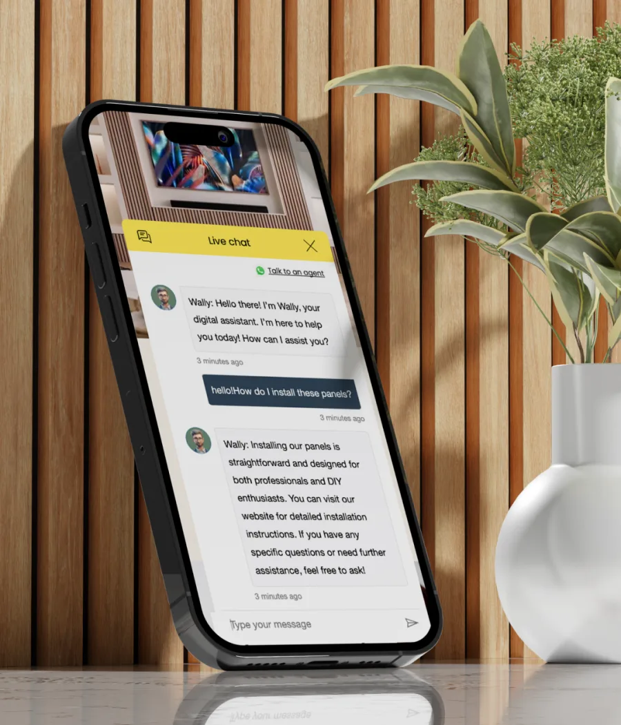 Application development for WallTerra AI Chatbot