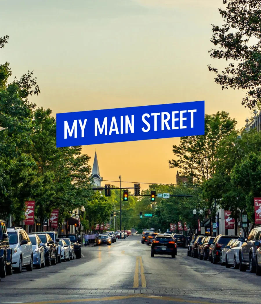 Website design and web app development for My Main Street