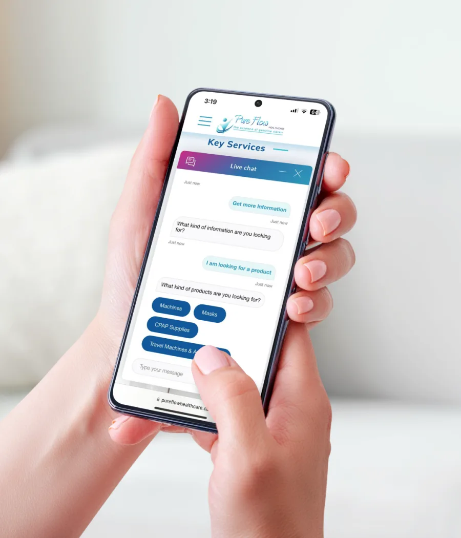 Chatbot development for PureFlow Healthcare