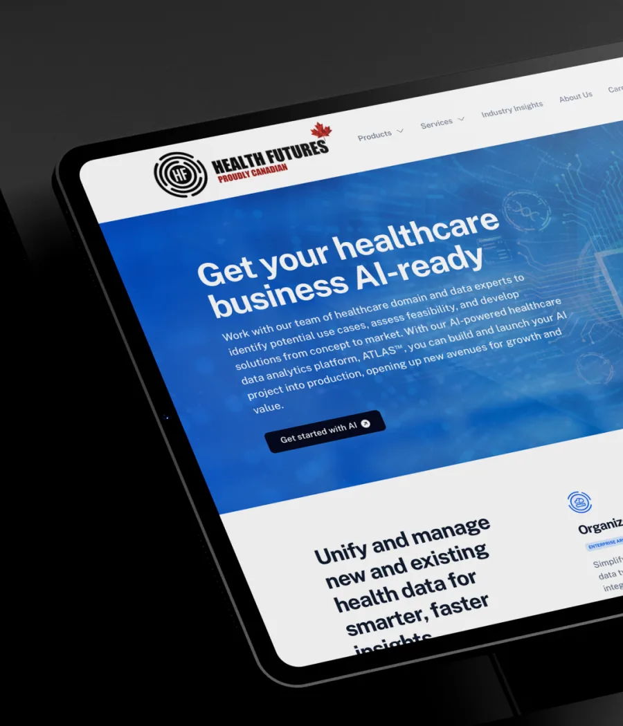 Website Design for Health Futures