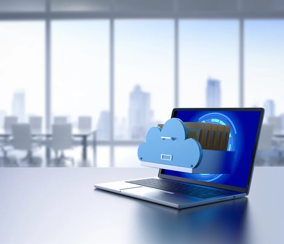 Azure cloud storage with notebook