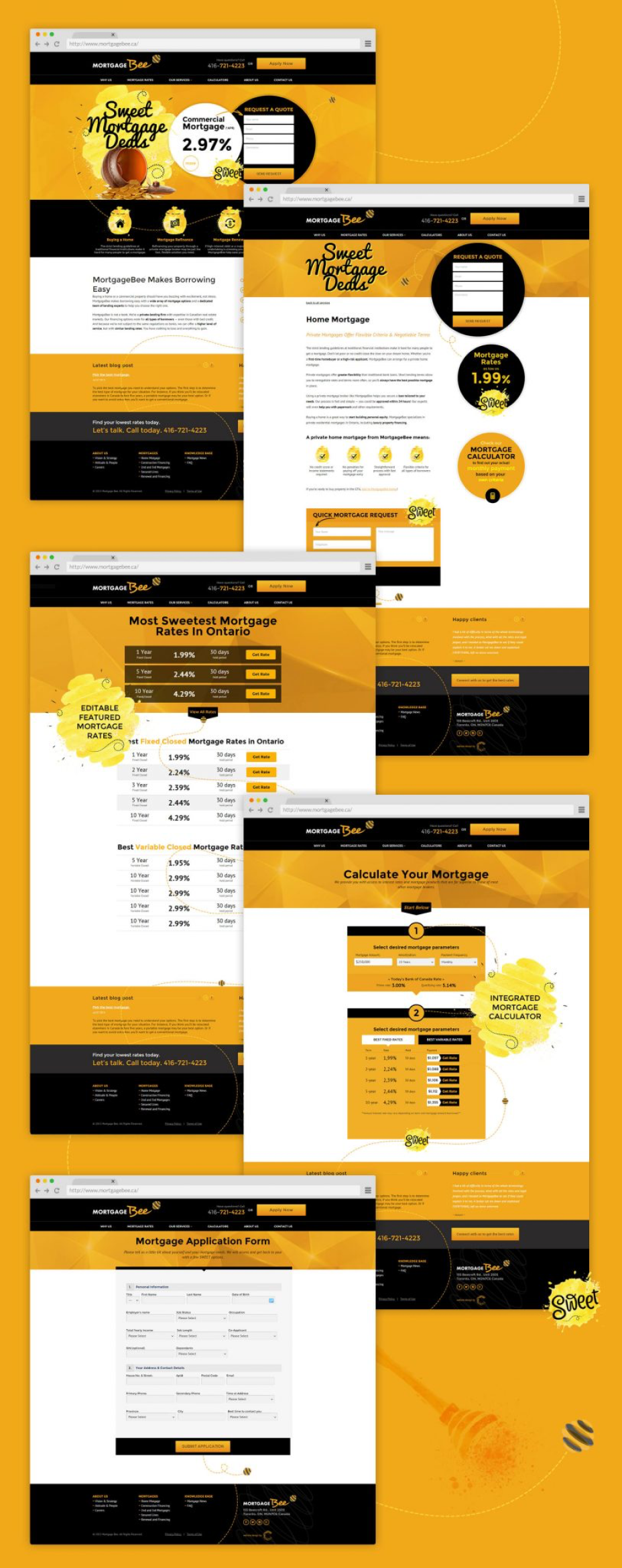 Mortgage bee key pages