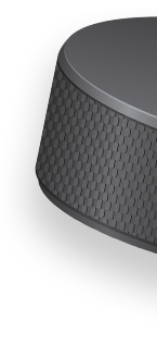Game On Glove_portfolio_hockey puck_half