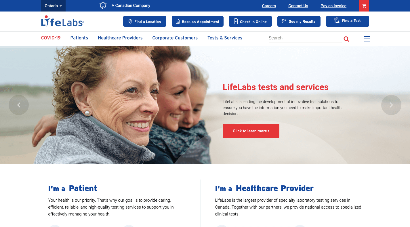 Sleek life insurance website design highlighting custom web apps for efficient navigation and comprehensive service offerings.